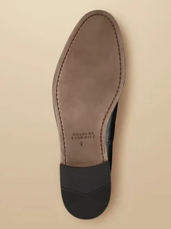Charles Tyrwhitt loafers van leer met kwastjes
