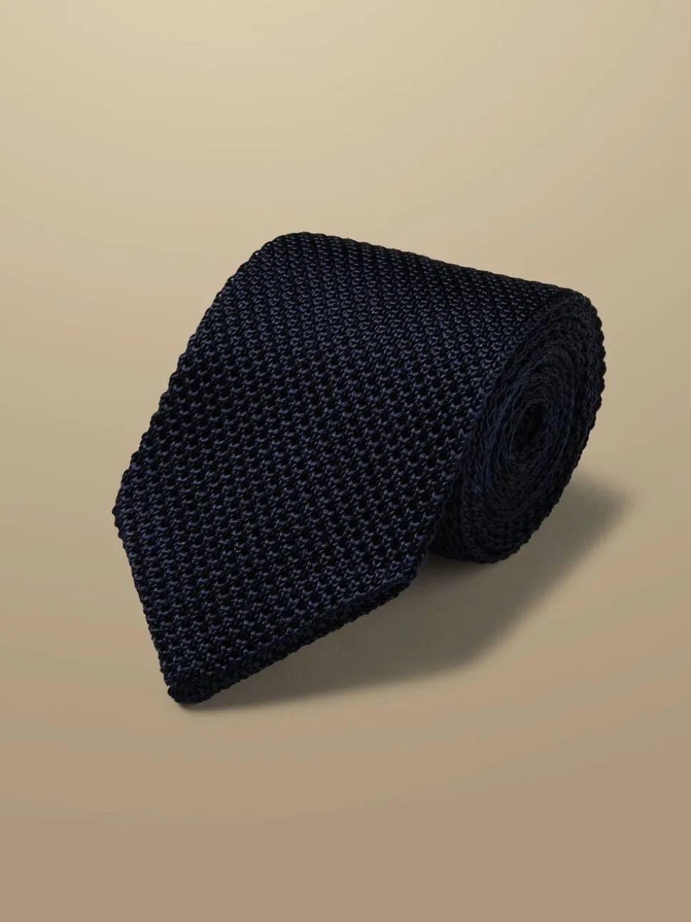 Charles Tyrwhitt smalle gebreide zijden das