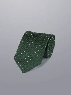 Charles Tyrwhitt vlekbestendige zijden stropdas