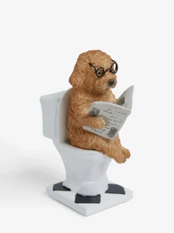 Charlie The Cockapoo Bathroom Toilet Ornament