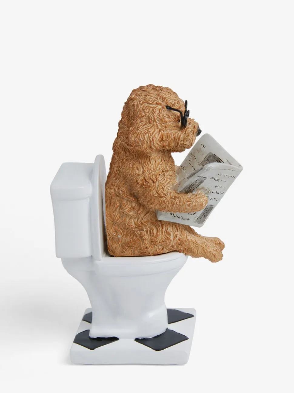 Charlie The Cockapoo Bathroom Toilet Ornament