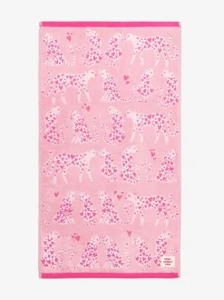 Cheetah Valentines 100% Cotton Towel