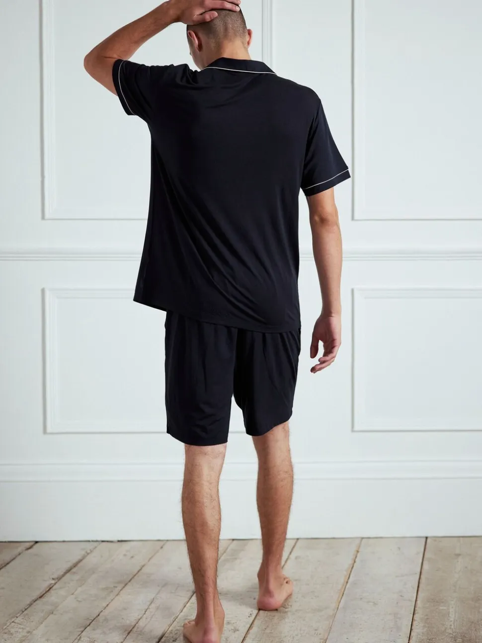 Chelsea Peers TENCEL™ modal pyjamaset met korte mouwen en knopen