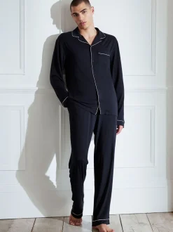 Chelsea Peers TENCEL™ Modal Long Button Up Pyjama Set
