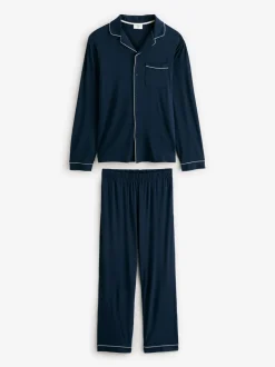 Chelsea Peers TENCEL™ Modal Long Button Up Pyjama Set