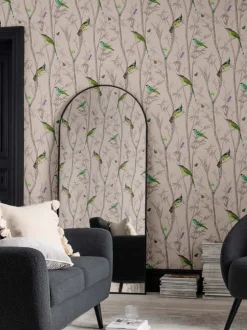 Chinoiserie Bird 10M Wallpaper