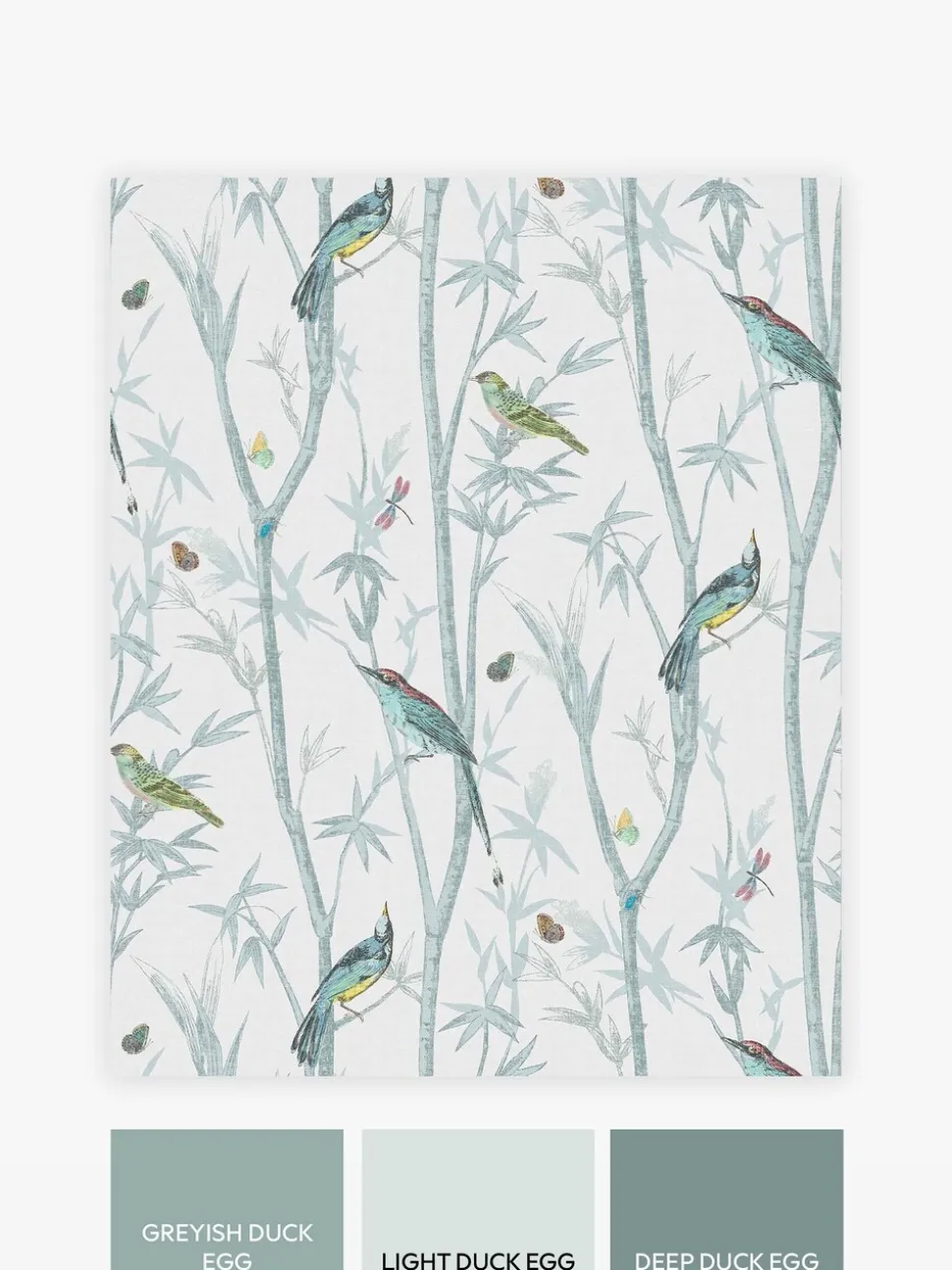 Chinoiserie Bird 10M Wallpaper