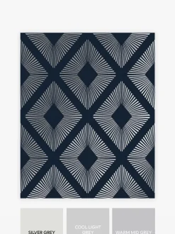 Chique geometrisch ruitbehang 10M