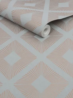 Chique geometrisch ruitbehang 10M