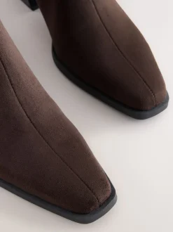 Chocoladebruin - Chelsea-stijl western cowboy Boots