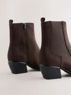 Chocoladebruin - Chelsea-stijl western cowboy Boots
