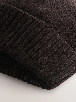 Chocoladebruin - Chenille Beanie Hat