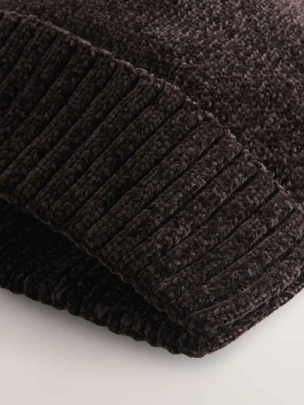 Chocoladebruin - Chenille Beanie Hat