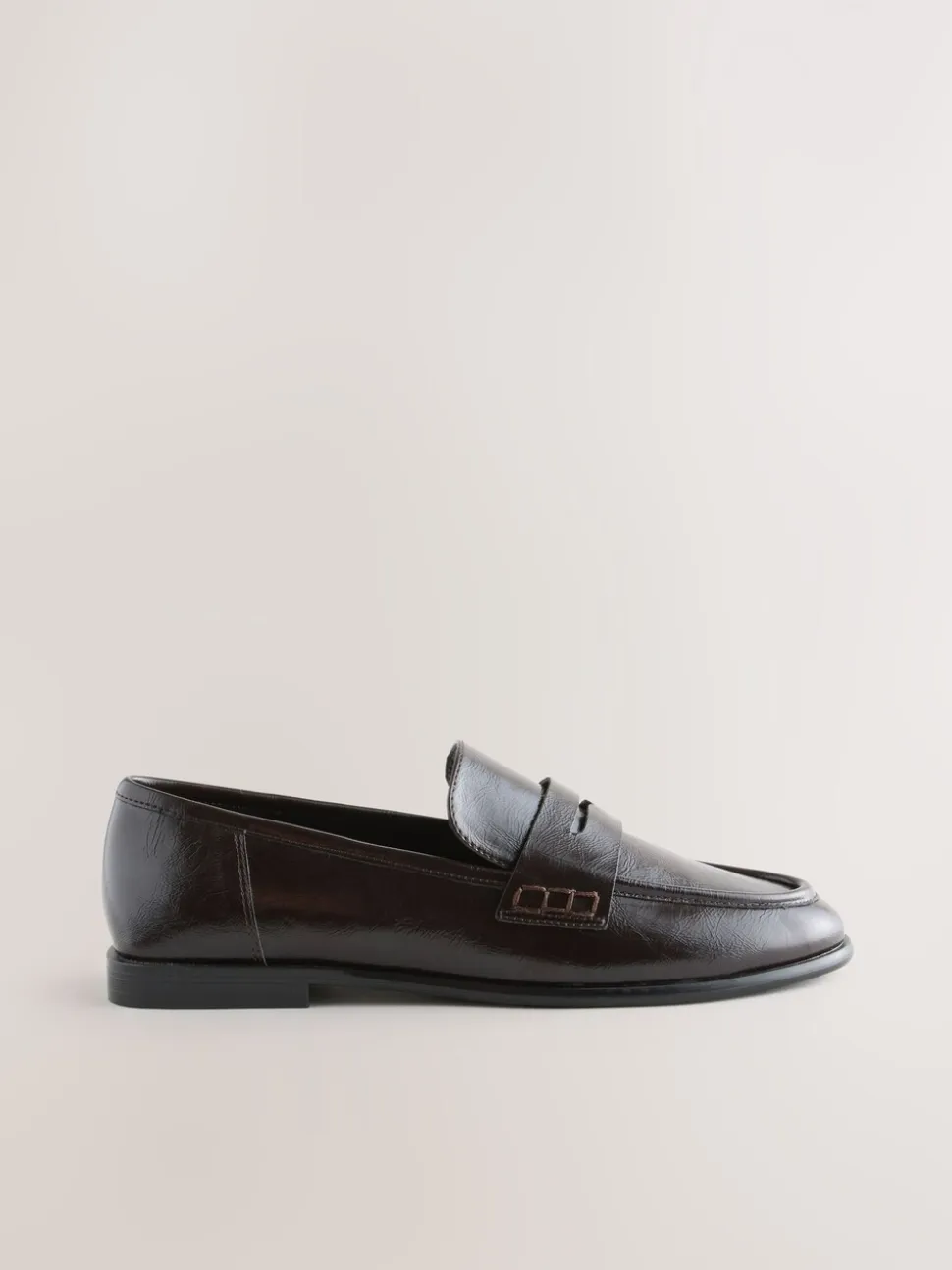 Chocoladebruin - Forever Comfort® Penny loafers met ronde neus