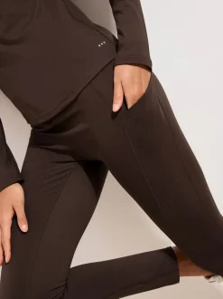 Chocoladebruin - Friends Like These Studio High Waist Leggings