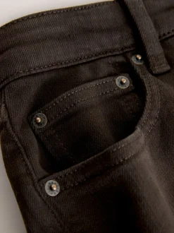 Chocoladebruin - Hourglass Mid Rise Skinny Jeans