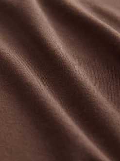 Chocoladebruin - Jersey fietsshort