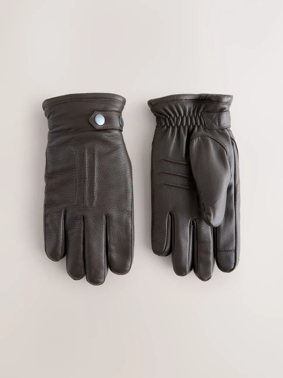 Chocoladebruin - Leren handschoenen