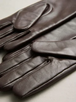 Chocoladebruin - Leren handschoenen
