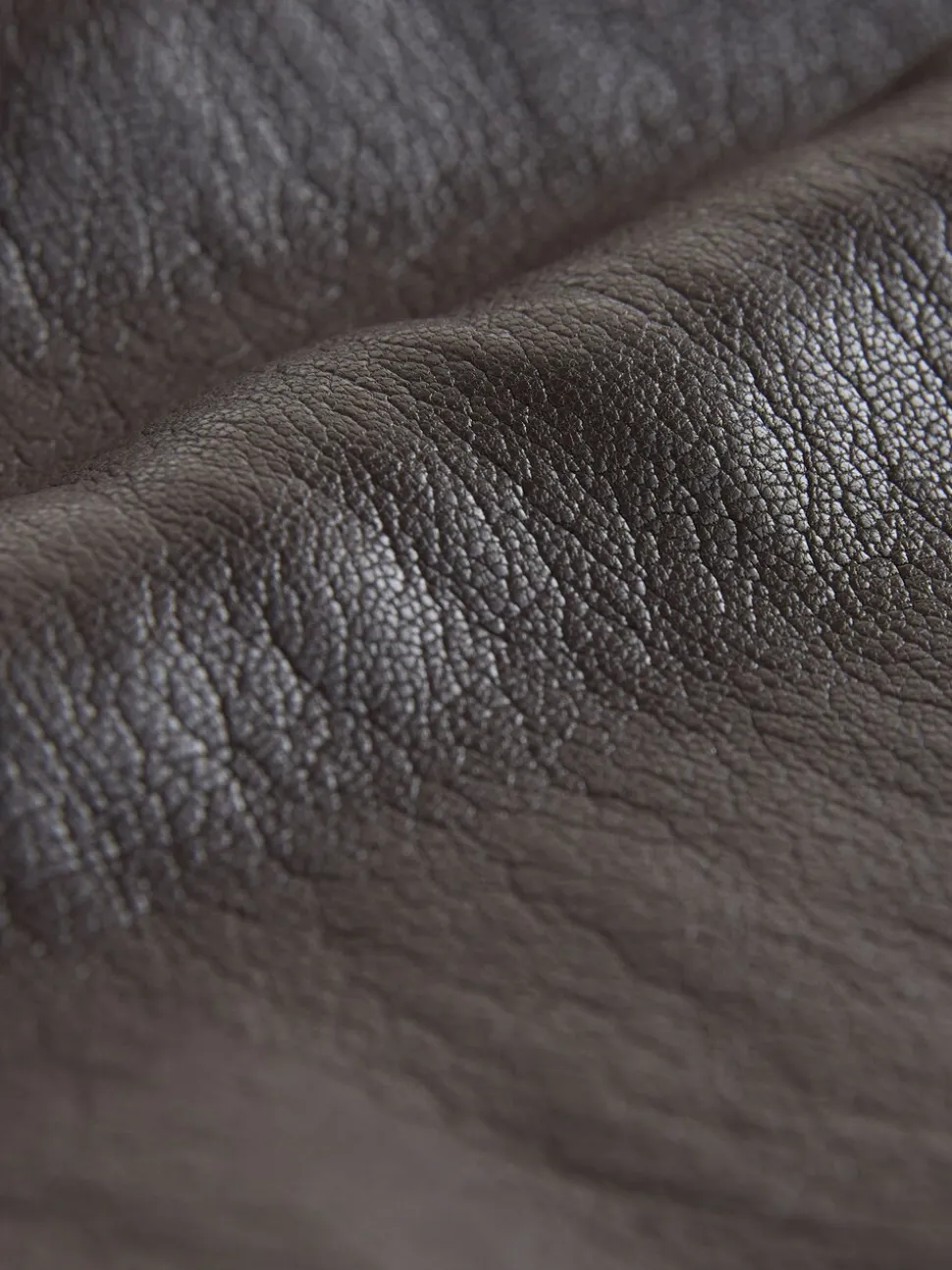 Chocoladebruin - Nothing Ordinary Faux Leather Barrel Leg Trousers