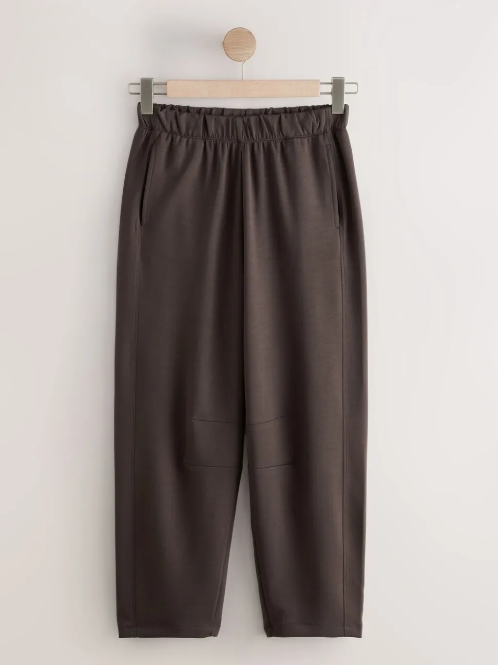 Chocoladebruin - Premium zware Slinky Barrel jeans Joggingbroeken
