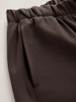 Chocoladebruin - Premium zware Slinky Barrel jeans Joggingbroeken