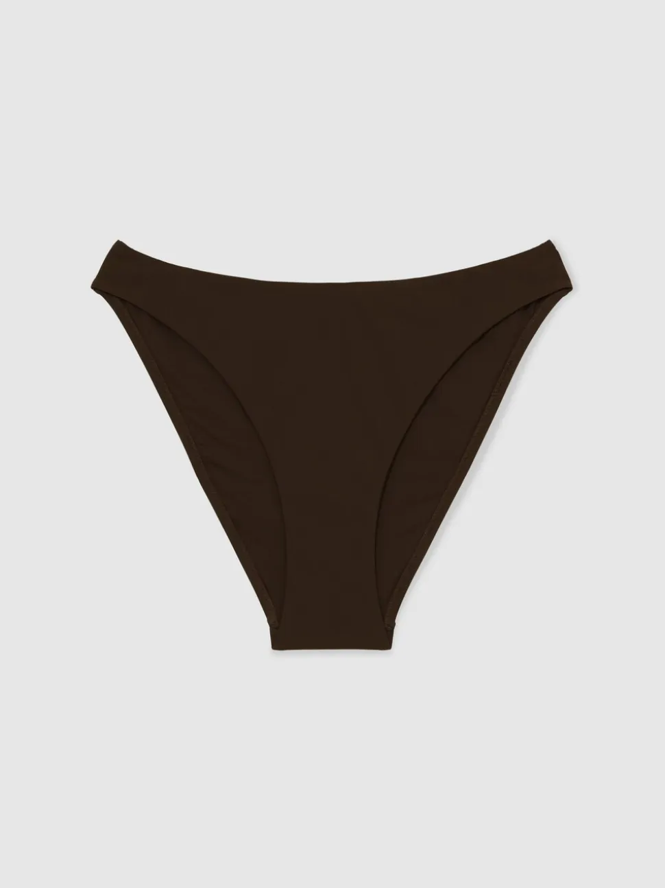 Chocoladebruin - Reiss Carina bikinibroekje met vaste zijkanten