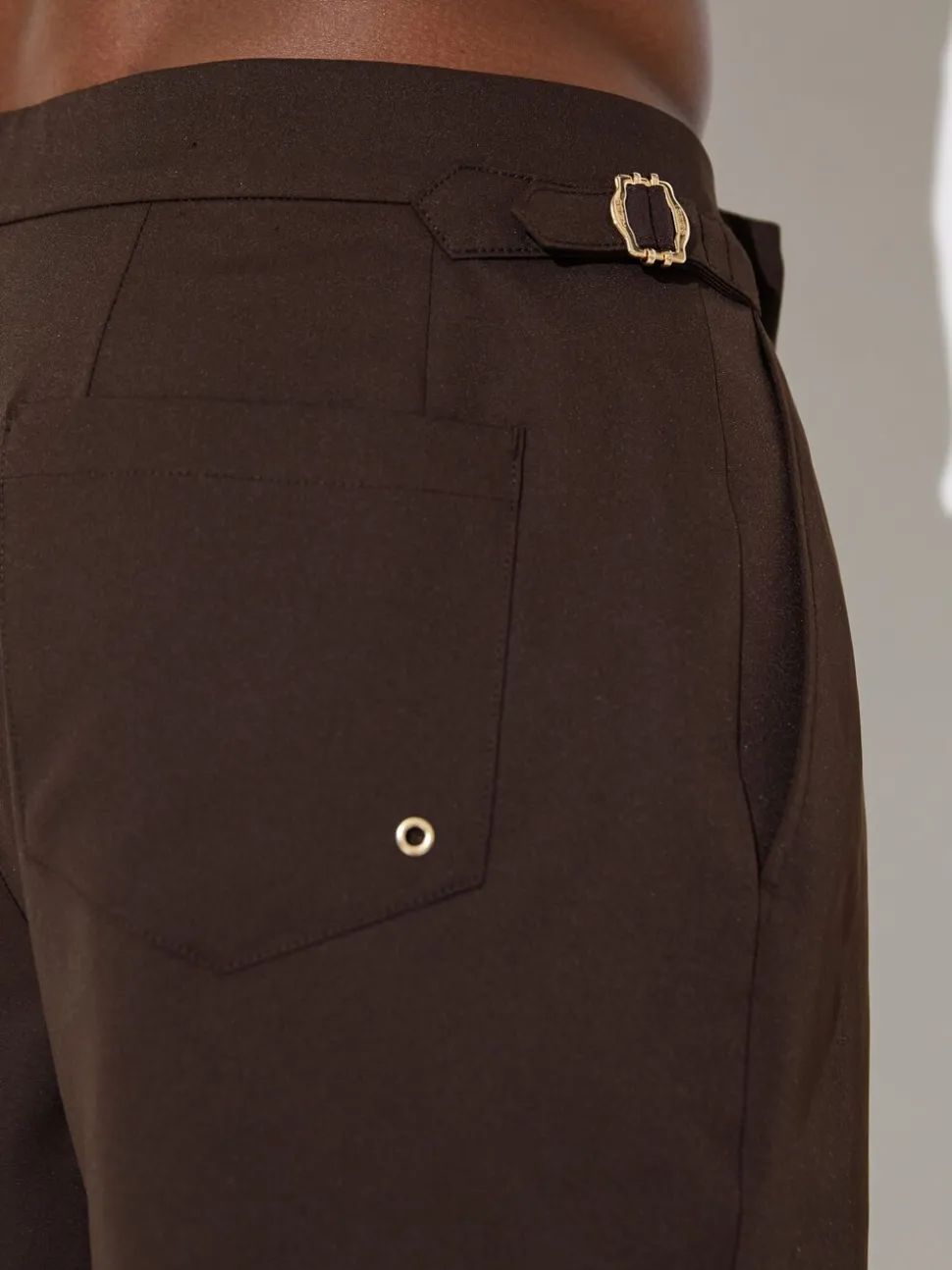 Chocoladebruin - Reiss Sun Side Adjuster zwemshort