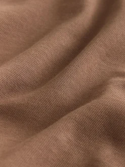 Chocoladebruin - Relaxed fit - Zwaar T-shirt