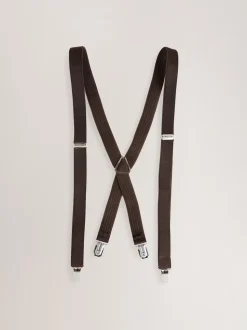 Chocoladebruin - Smalle bretels