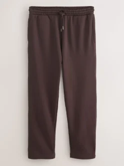 Chocoladebruin - Straight fit - Relaxed Fit Brushback Heavyweight Joggers
