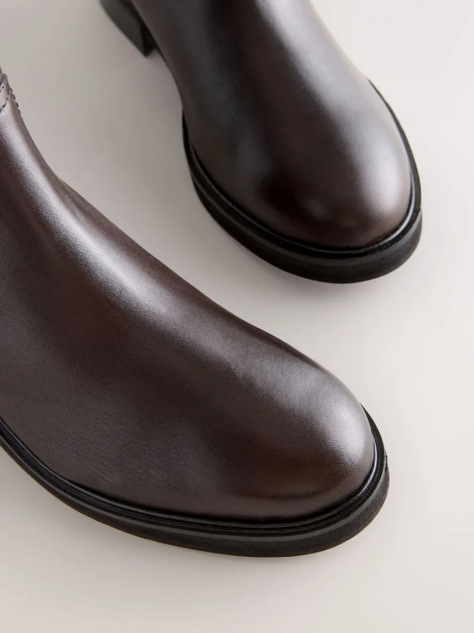 Chocoladebruin leer - Forever Comfort® Chelsea Boots