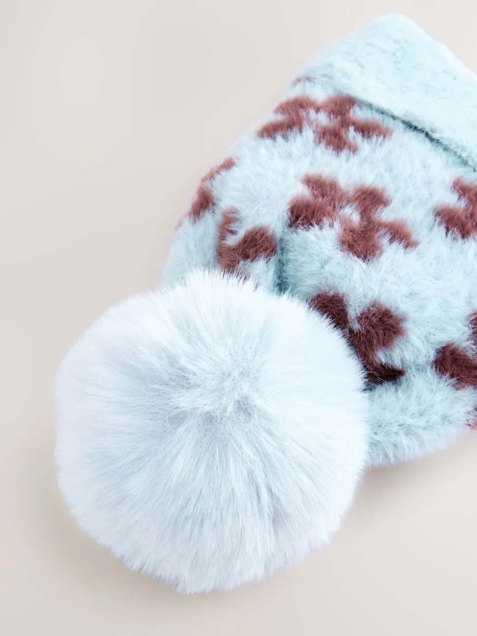 Chocolate Blue Flower - Beanie And Snoods Set (1-16yrs) (1-16yrs)