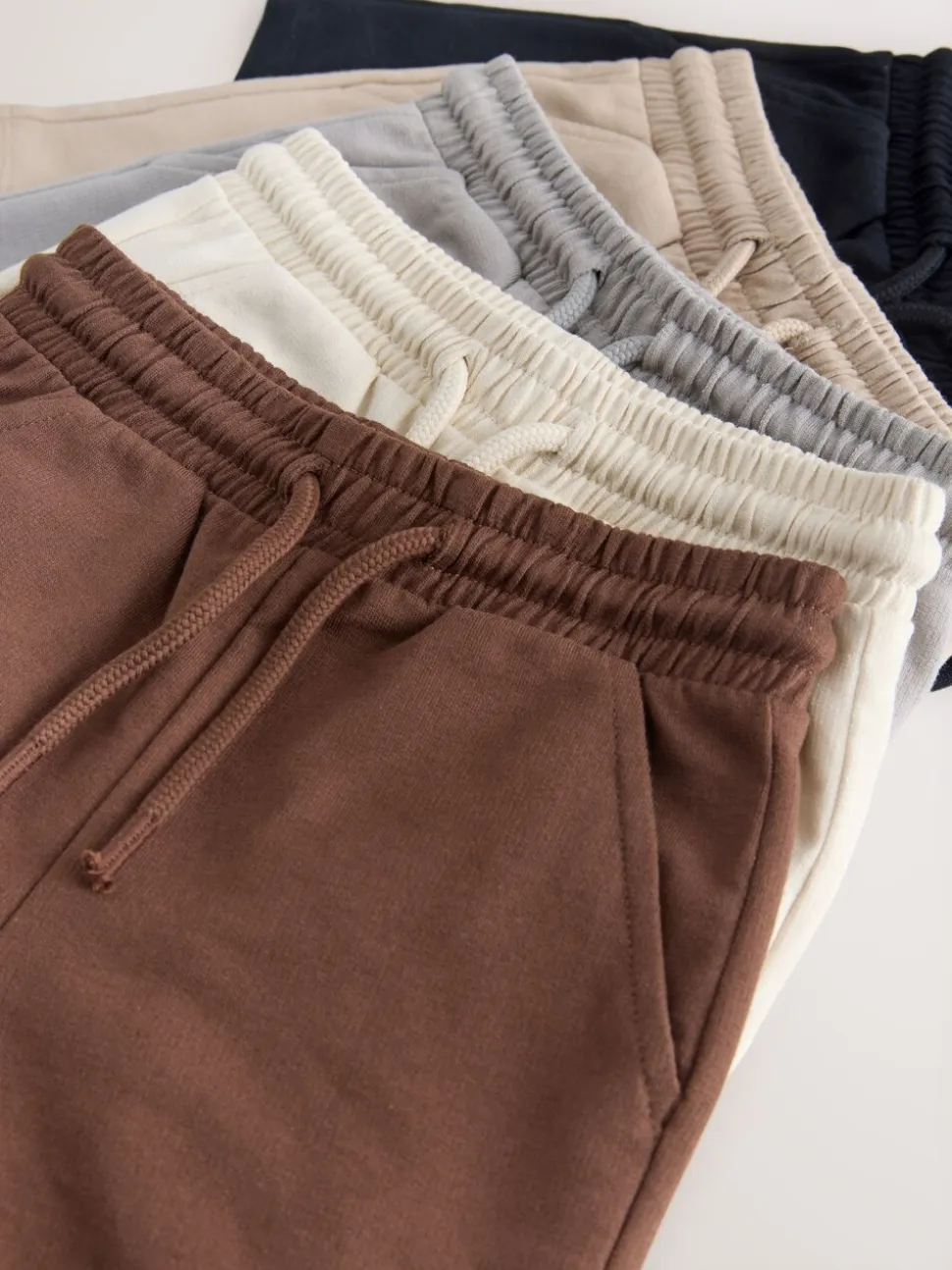 Chocolate Brown/Black/Stone/Grey - Verpakking van 3 jersey shorts (3mnd -7jr)