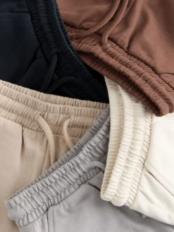 Chocolate Brown/Black/Stone/Grey - Verpakking van 3 jersey shorts (3mnd -7jr)