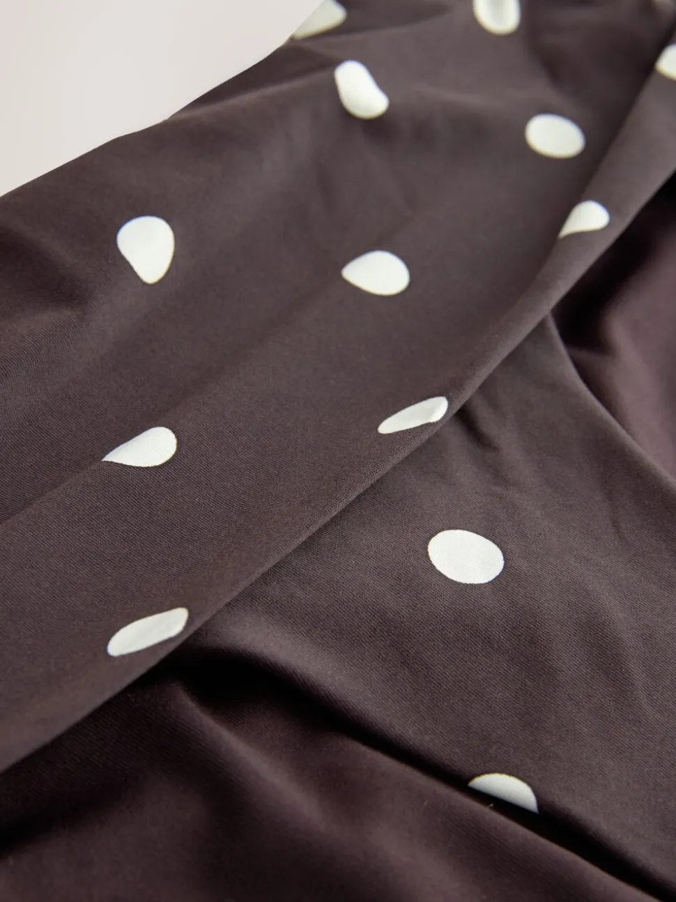 Chocolate Brown/Cream Spot - Bikinibroekjes
