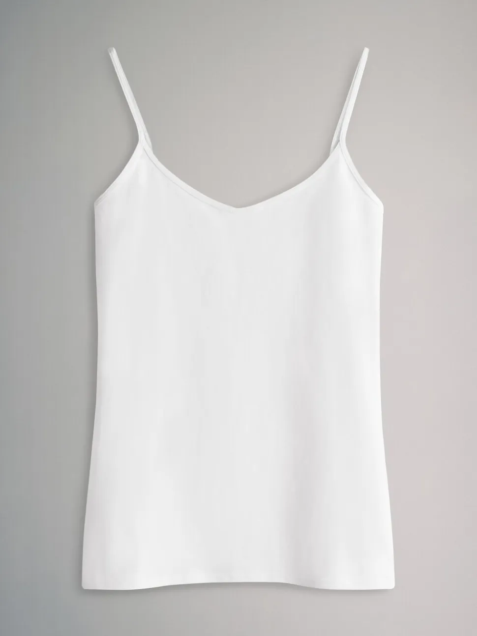 Chocolate Brown/Cream/White/Blues - The Set 7 pakken dunne bandvest Tops