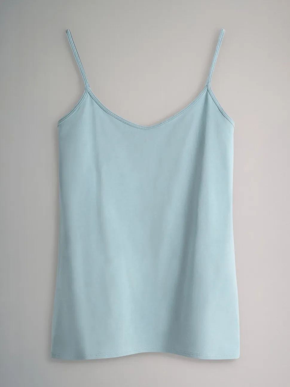 Chocolate Brown/Cream/White/Blues - The Set 7 pakken dunne bandvest Tops