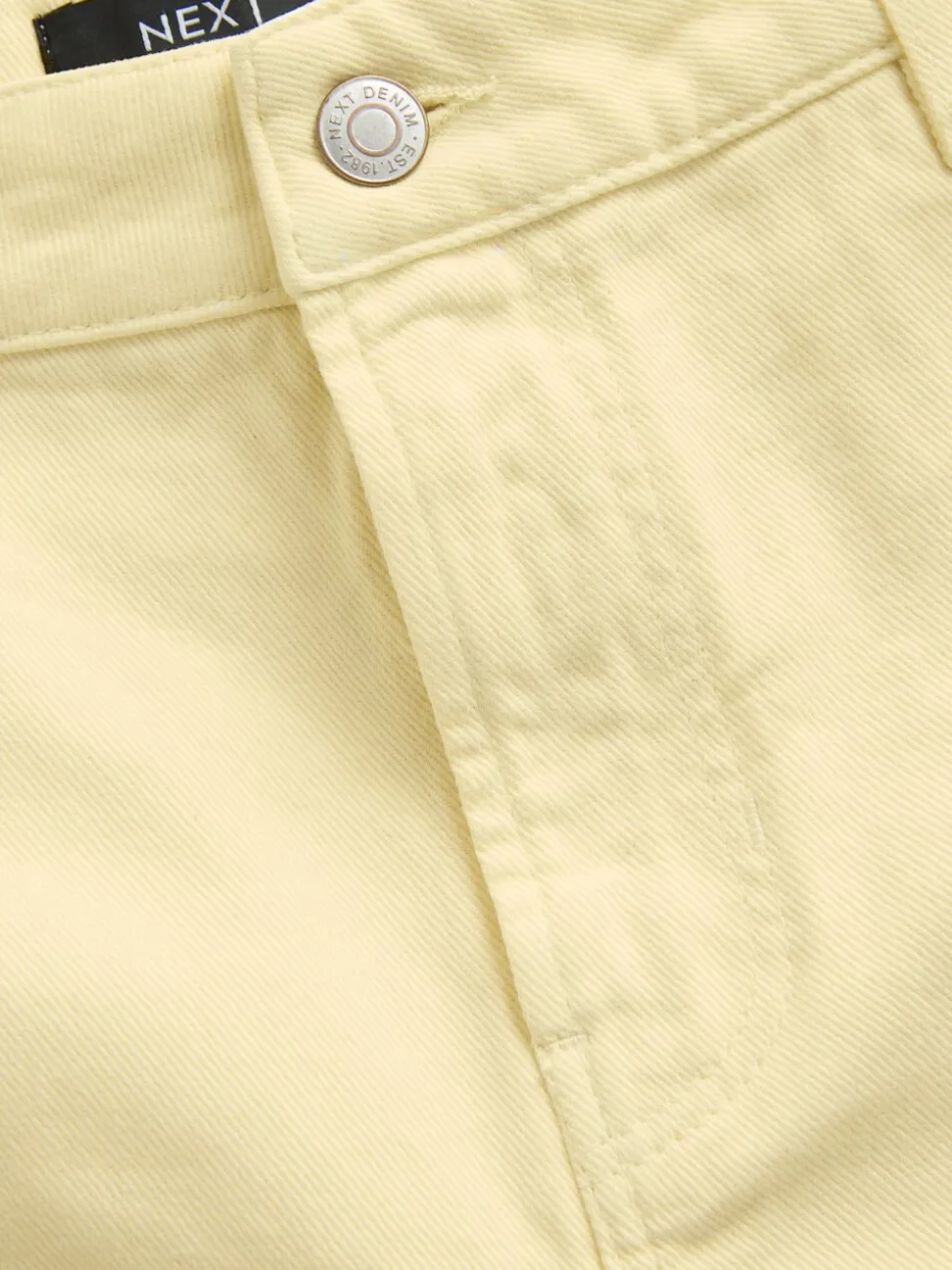 Citroengeel - Denim shorts voor jongens