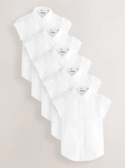 Clarks 5 Pack Girls School Shirts