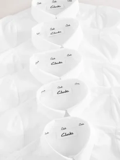 Clarks 5 Pack Girls School Shirts