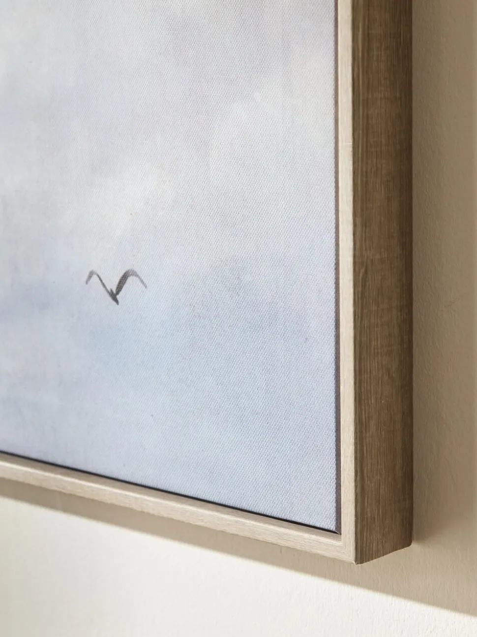 Clouds Scape Handpaint Detail Framed Wall Art
