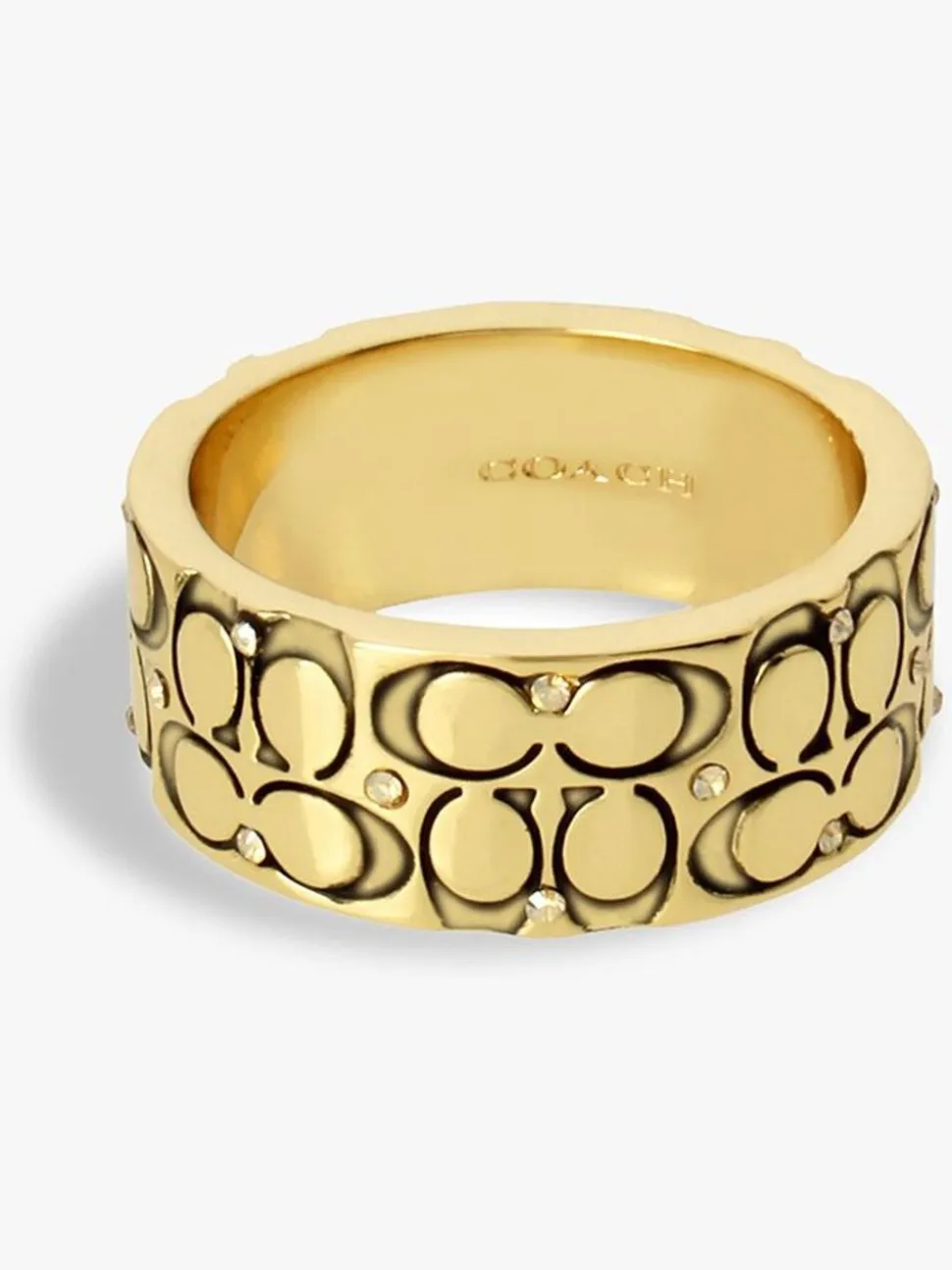 COACH Signature gewatteerde ring
