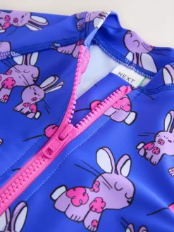 Cobalt Blue Bunny - Zonbeschermend badpak (3 mnd-10 jr)