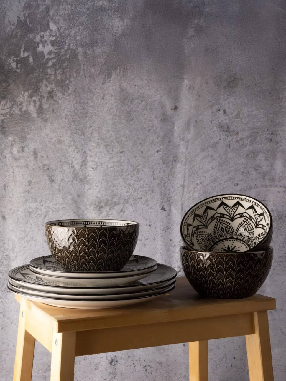 Code Maison 12 Piece Inari Dinner Set