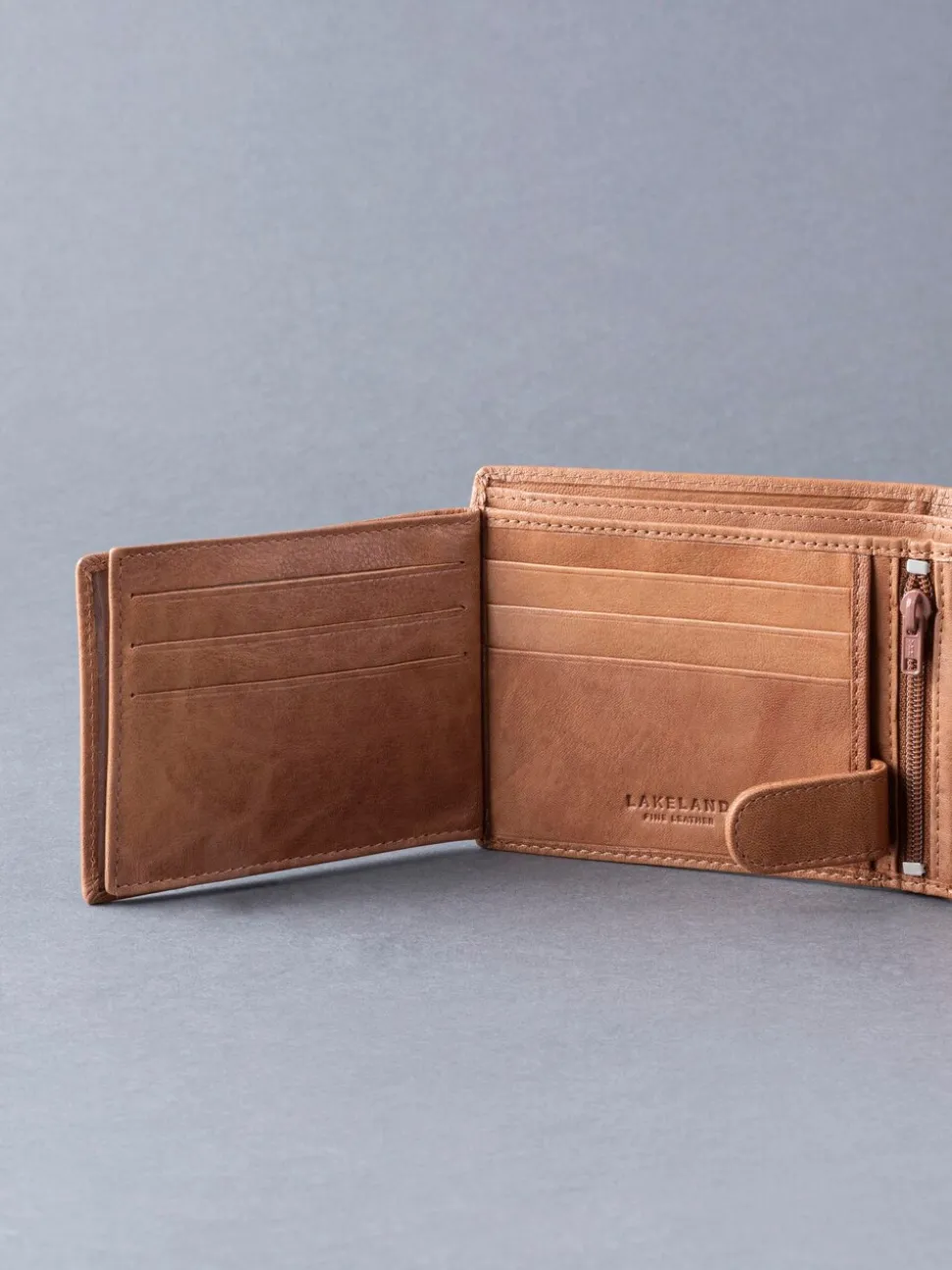 Cognacbruin - Lakeland Leather - Burneside - Portemonnee