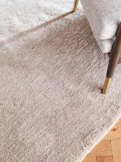 Comfortabel, wasbaar, hoogpolig vloerkleed