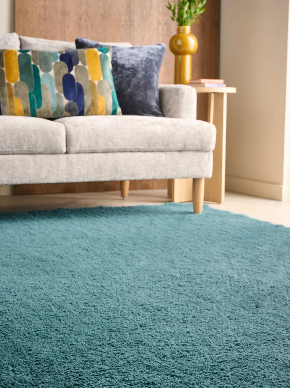 Comfortabel, wasbaar, hoogpolig vloerkleed