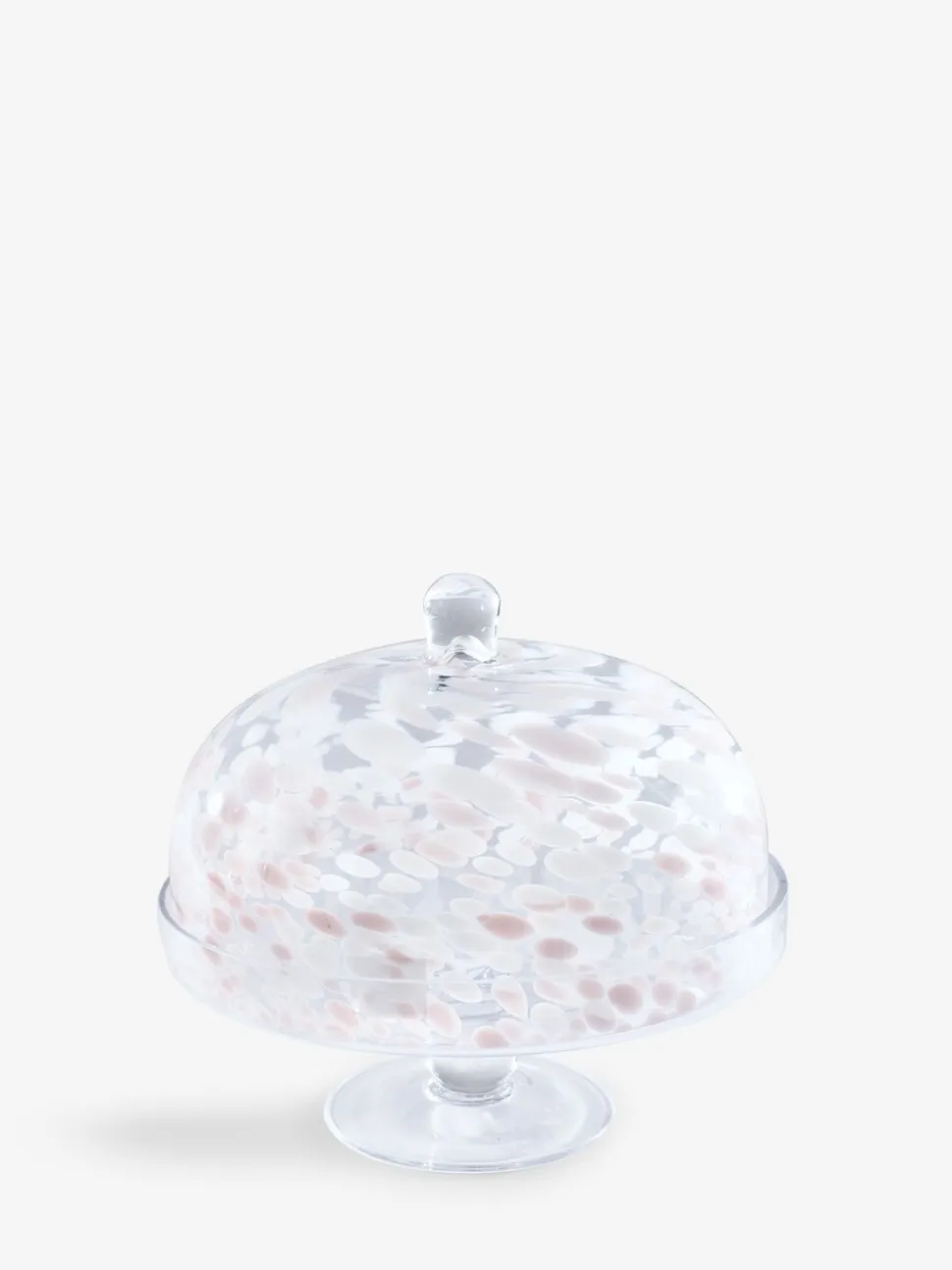 Confetti Cloche Cake Glass Stand