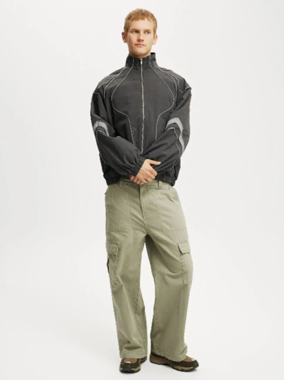 Cotton On Panelled Racer Jacket